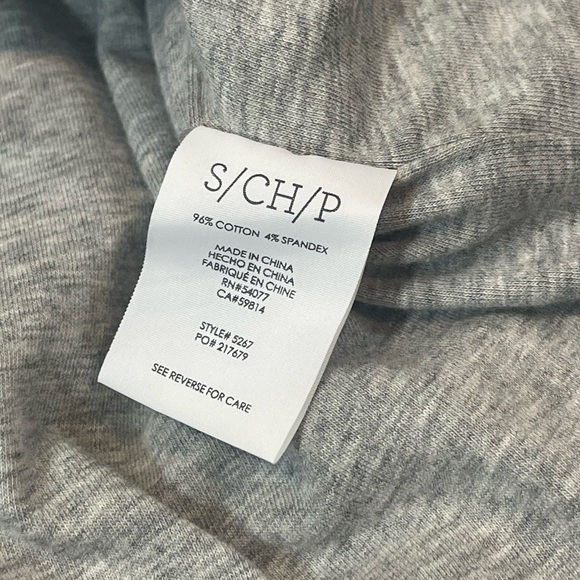 Cabi Everyday Mini Dress Ruched Crew Neck Gray Sleevless Tank Stretch Size Small - Picture 9 of 15